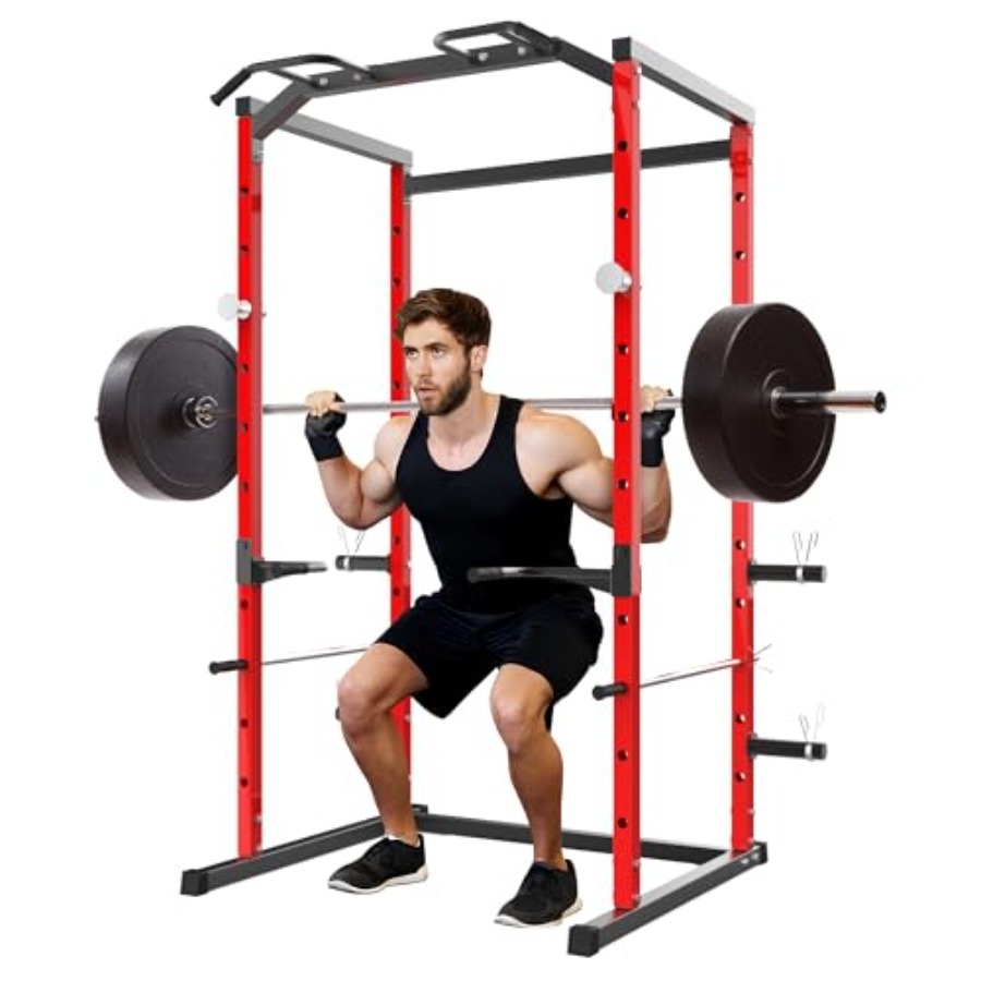 Pull Up Bar - Heavy-Duty Power Cage with Pull-Up Bar