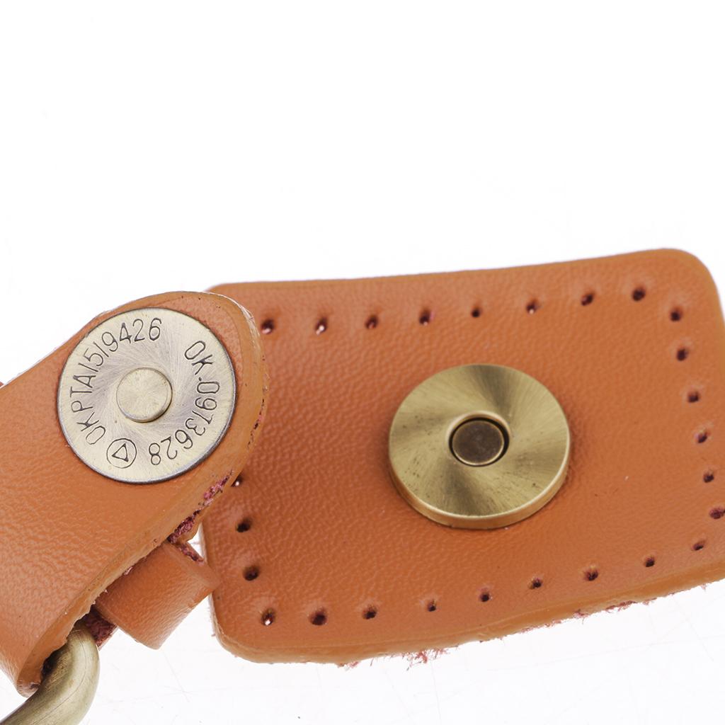 Chalk Bag - Leather Magnetic Snap Buckles Sew on