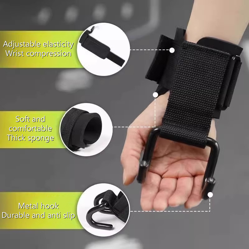【F】2Pcs Weight Lifting Hooks H - đánh giá và giá Weightlifting Gloves