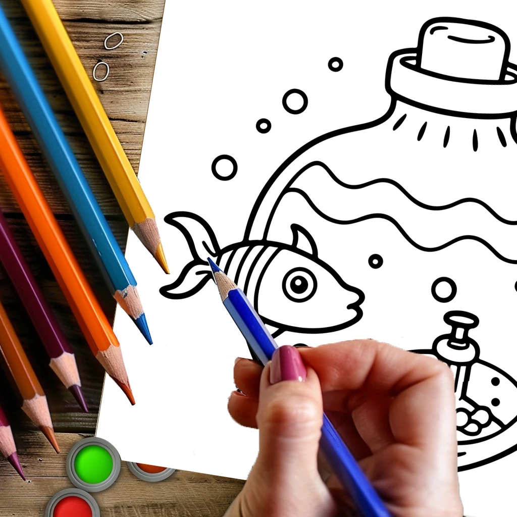 Coloring Book Magic Jar for Ad - đánh giá và giá Chalk Bag
