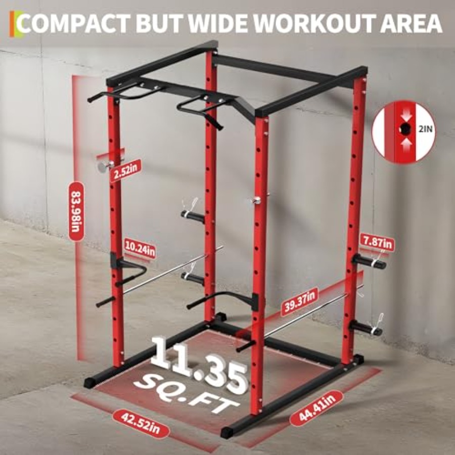 Heavy-Duty Power Cage with Pul - đánh giá và giá Pull Up Bar