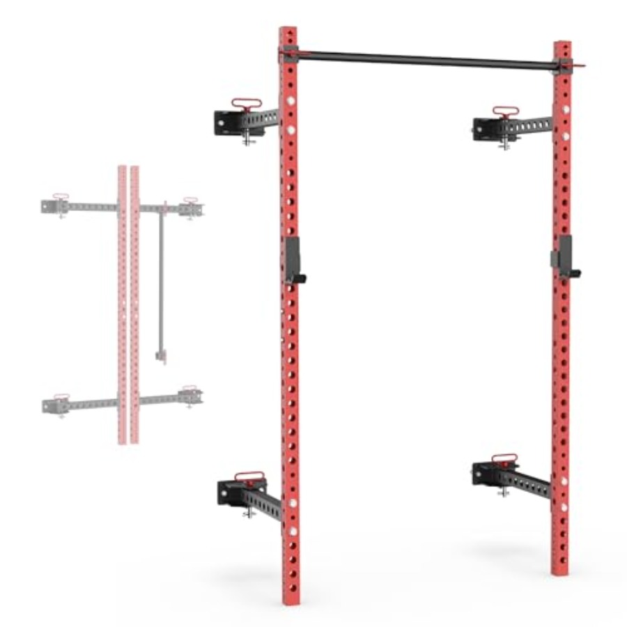 2200 Series Folding Squat Rack - đánh giá và giá Pull Up Bar