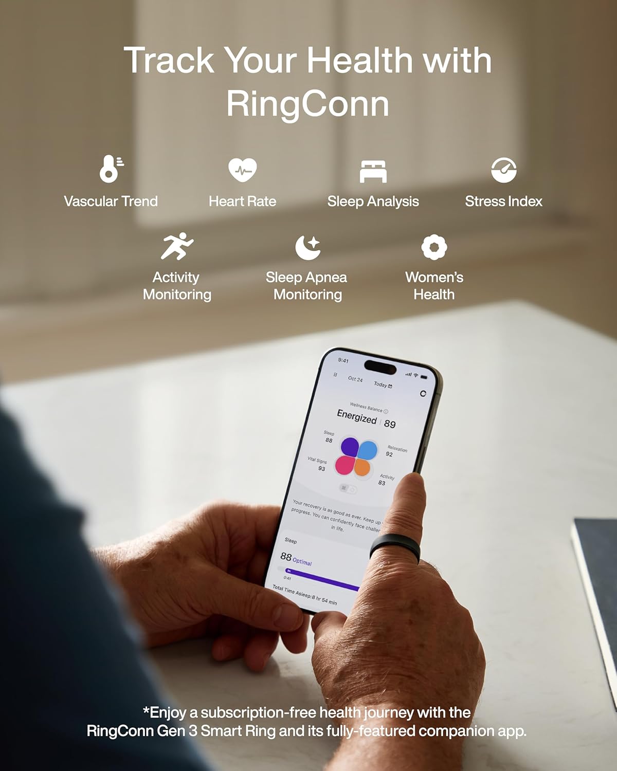 RingConn Gen 3 Smart Ring Vasc - đánh giá và giá Gymnastic Ring