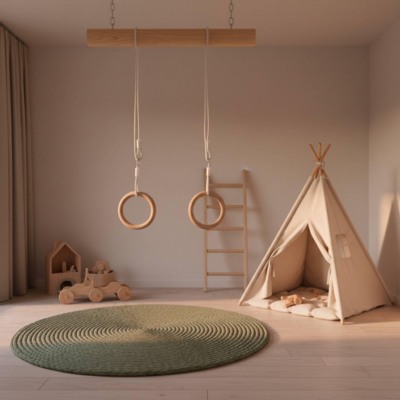 Adjustable Children Gymnastic  - đánh giá và giá Gymnastic Ring
