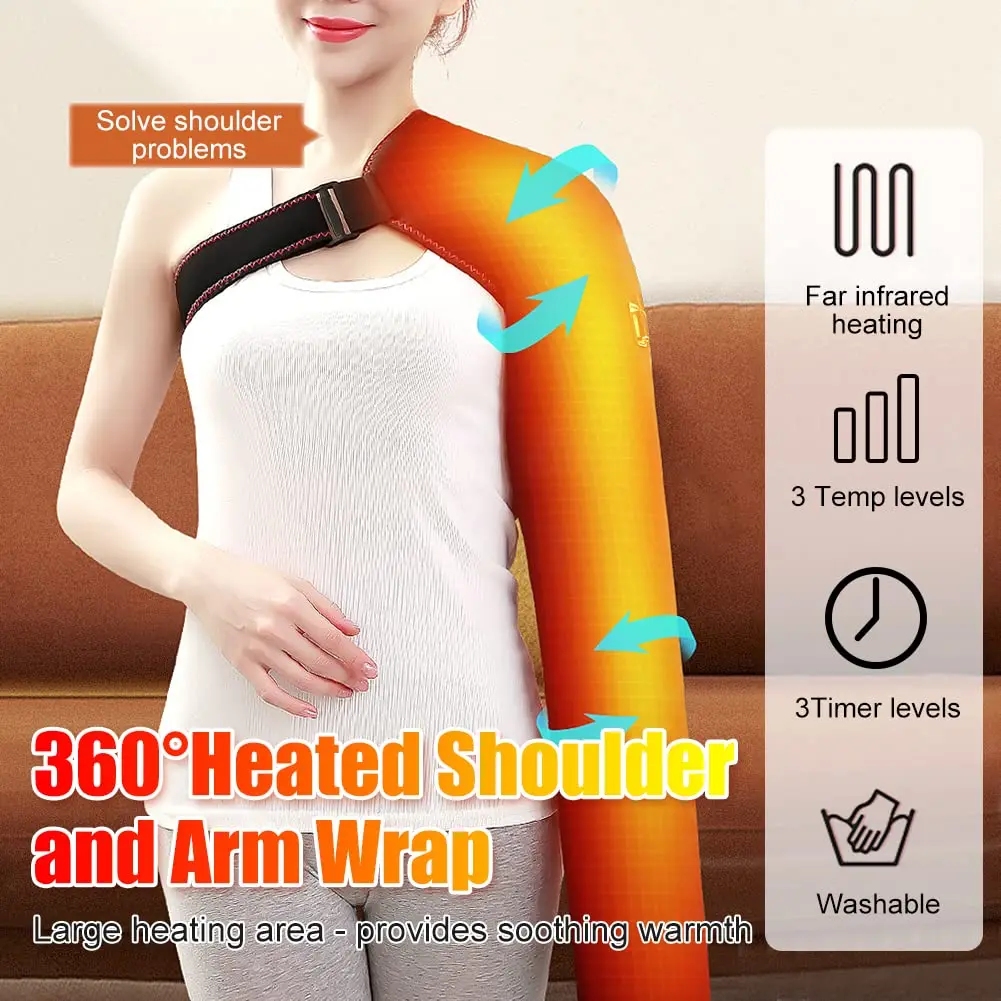 Long Arm Heating Massage Suppo - đánh giá và giá Wrist Wraps