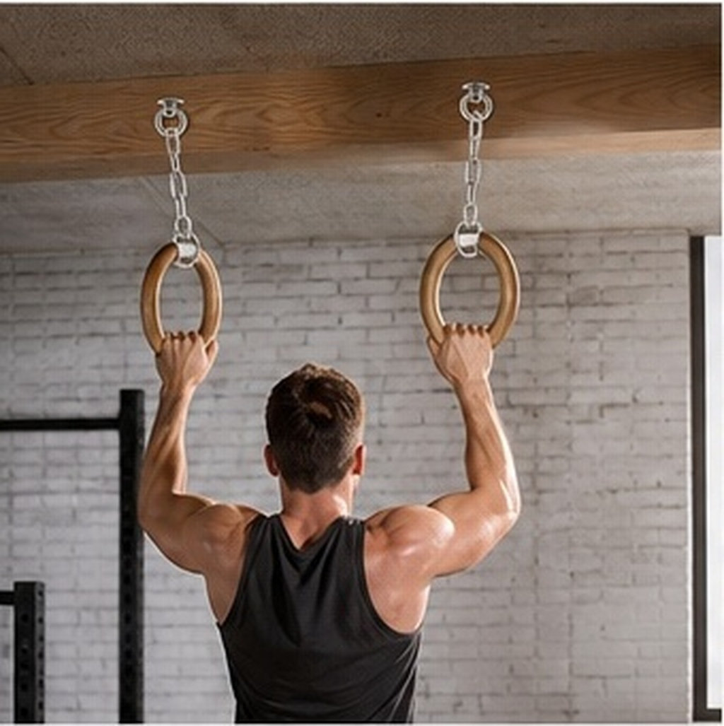 2Pcs Stainless Steel Suspensio - đánh giá và giá Gymnastic Ring