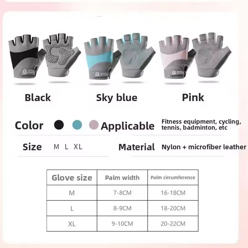 Outdoor Cycling Breathable Hal - đánh giá và giá Weightlifting Gloves
