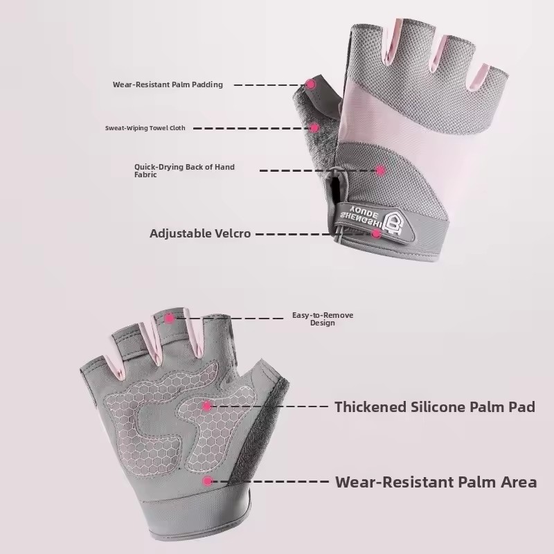 Outdoor Cycling Breathable Hal - đánh giá và giá Weightlifting Gloves
