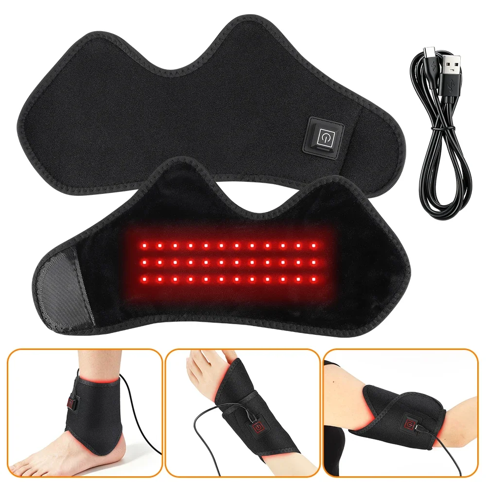 Heating Ankle Wrap with Red Li - đánh giá và giá Wrist Wraps
