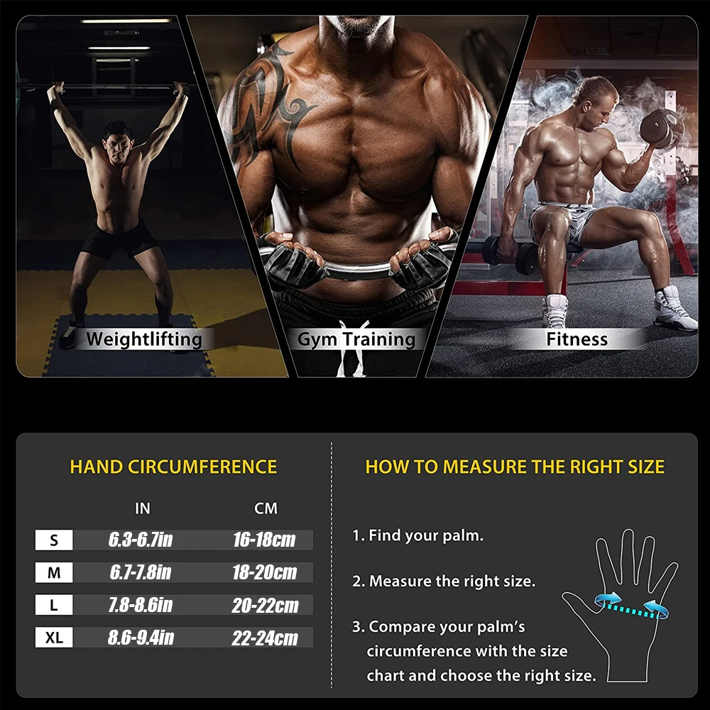 1Pair Half Finger Gym Fitness  - đánh giá và giá Weightlifting Gloves